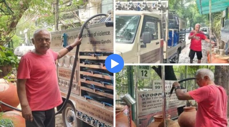 This uncle did a noble work by coming to India