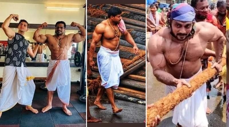 Who is this body builder priest of Jagannath temple