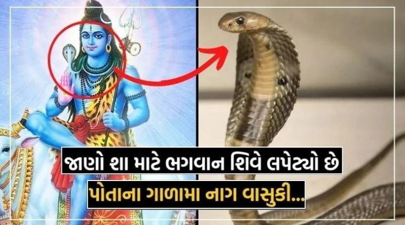 Why is Lord Shiva wearing a snake around his neck