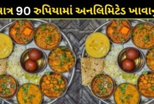 Unlimited food in Gandhinagar for 90 rupees