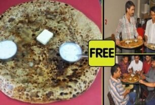 Whoever eats 3 parathas of this hotel will get free food for the rest of his life
