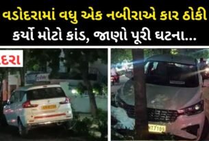 A drunk driver caused an accident in Karelibagh of Vadodara