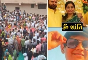 A funeral procession of 5 people started simultaneously in Jamnagar