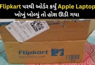 A person ordered an Apple laptop worth 76 thousand from Flipkart but it came out of the box like this