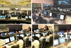 Chandrayaan 3 ISRO shared pictures from inside the control room