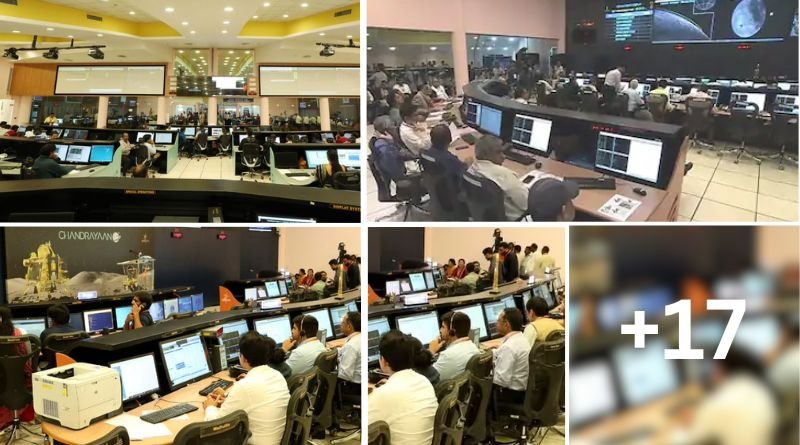 Chandrayaan 3 ISRO shared pictures from inside the control room