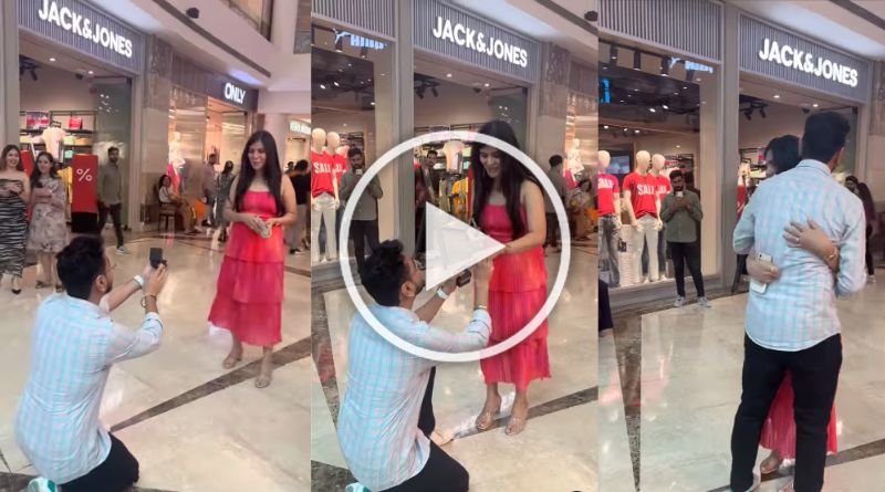 boy proposed girlfriend in mall watch video