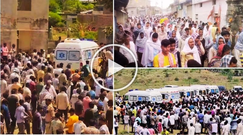 A funeral procession of 10 people took place in Dihor village of Bhavnagar