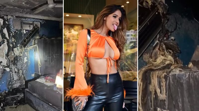 Fire Breaks Out At Poonam Pandey's Mumbai Residence, Pet Dog Rescued