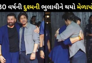Sunny Deol Hug Shahrukh Khan After 30 Years Of Fight At Gadar 2 Success Party