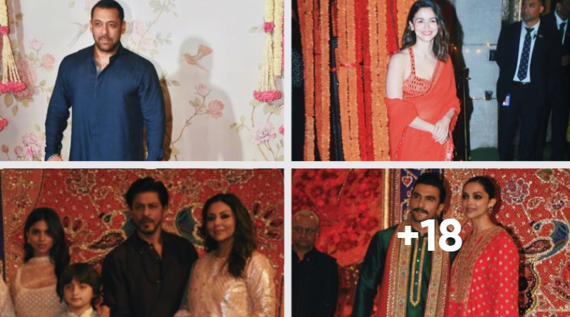 These big actors of Bollywood attended the Ganpati celebration of the Ambani family