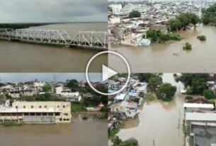 Video: Due to heavy rains Narmada water overflowed Bharuch