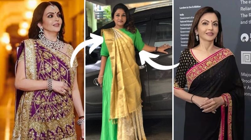 This woman who dressed Nita Ambani in saree charges so much in fees