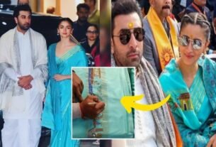 Actress Alia Bhatt wore such an expensive saree on the arrival of Ram Lala