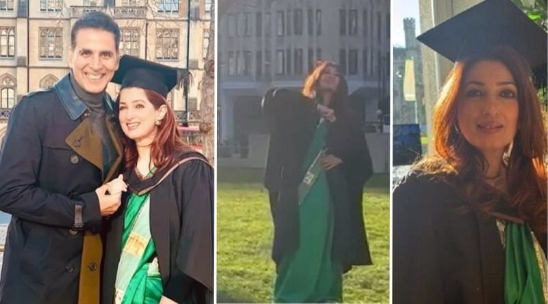 Actress Twinkle Khanna completed her graduation at the age of 50
