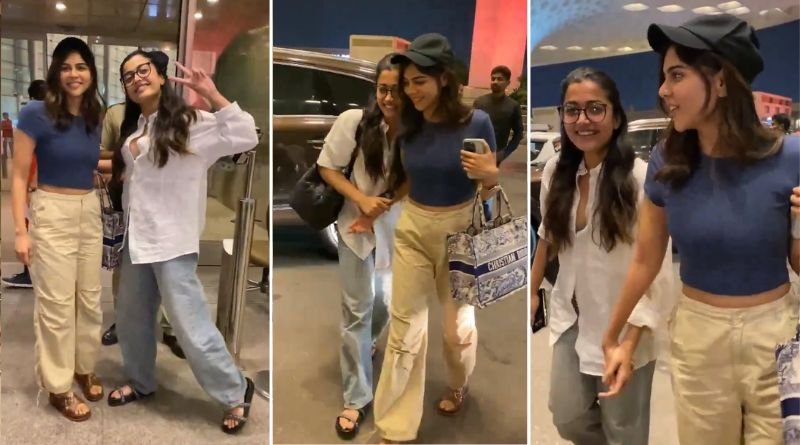 Video: Rashmika Mandana caught in an ops moment at the airport
