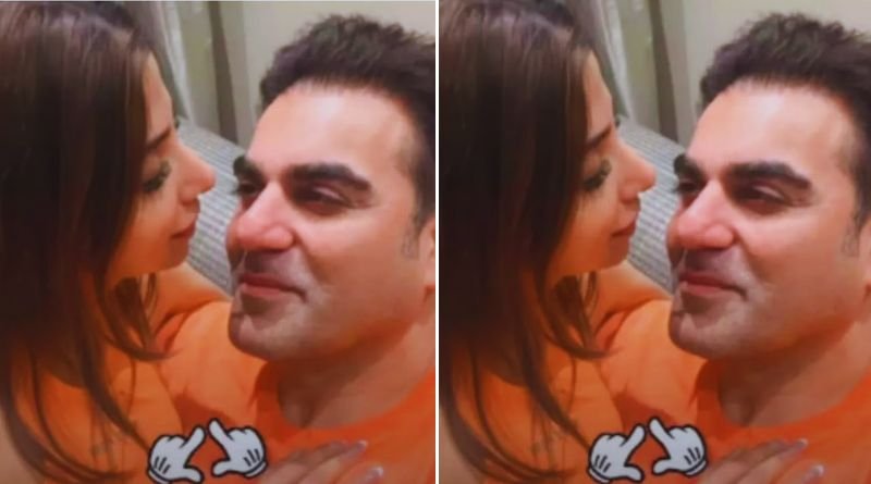 Arbaaz Khan immersed in romance gave a cozy pose with his wife Shura Khan