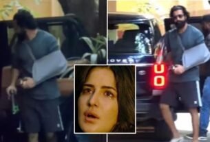 Katrina Kaif's husband Vicky Kaushal met with an accident- wearing plaster on his hand