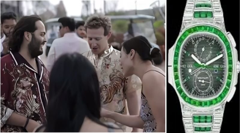 Facebook owner Mark Zuckerberg's wife was shocked to see Anant Ambani's watch