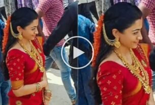 Rashmika Mandanna's look from the sets of Pushpa 2 went viral