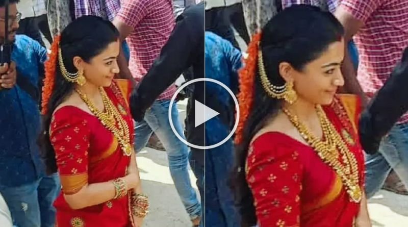 Rashmika Mandanna's look from the sets of Pushpa 2 went viral