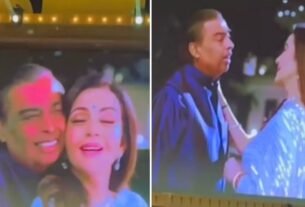 Romantic video of Mukesh Ambani-Nita Ambani at son's wedding has gone viral