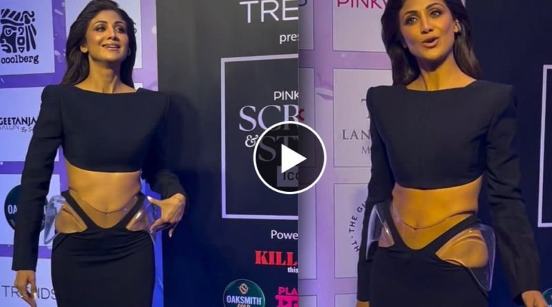 Shilpa Shetty put plastic on her waist in the name of fashion