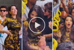 Video: Nora Fatehi was seen dancing in a crowded metro train