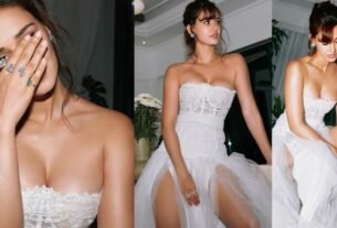 Disha Patani in Off Shoulder Transparent Gown looking Bold and Beautiful