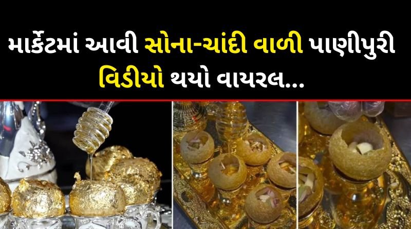 Viral Video: Gold and Silver Panipuri